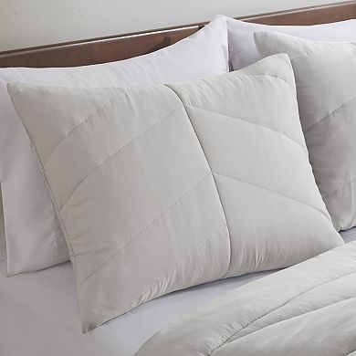 Intelligent Design Alden Quilted Chevron Comforter Set