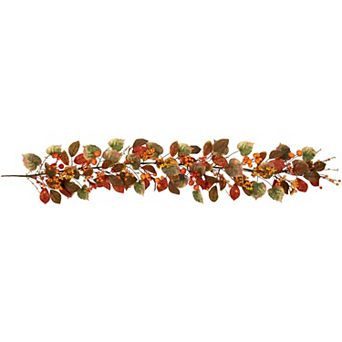 Northlight 5-ft. Fall Harvest Pumpkins & Berries Artificial Garland