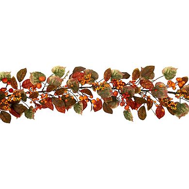 Northlight 5-ft. Fall Harvest Pumpkins & Berries Artificial Garland