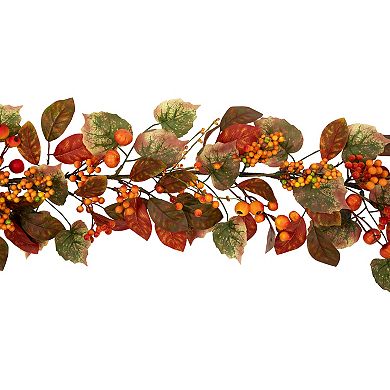 Northlight 5-ft. Fall Harvest Pumpkins & Berries Artificial Garland