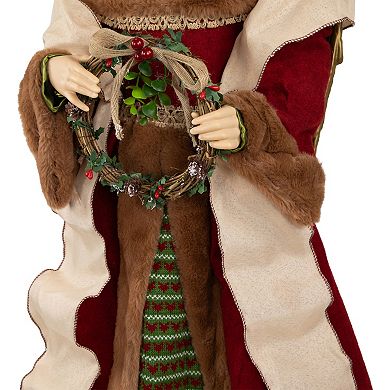 Northlight 3-ft. Red and Brown Angel Christmas Tree Topper