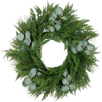 Northlight Eucalyptus and Mixed Pine Artificial Christmas Wreath