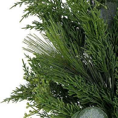 Northlight Eucalyptus and Mixed Pine Artificial Christmas Wreath
