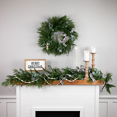 Northlight Eucalyptus and Mixed Pine Artificial Christmas Wreath