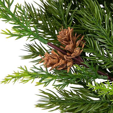 Northlight Cypress and Pine Cone Artificial Christmas Wreath