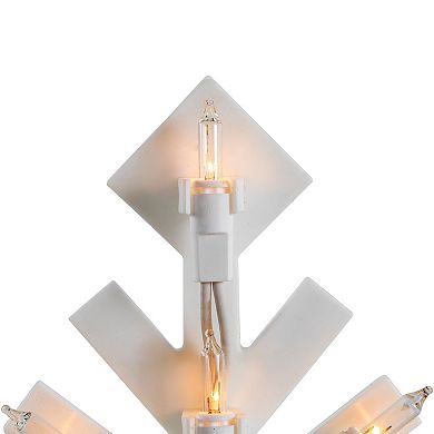 Northlight White Lighted Snowflake Christmas Outdoor Window Silhouette Decoration