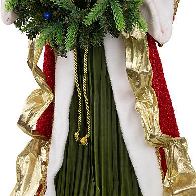 Northlight Red and Green Angel Christmas Tree Topper
