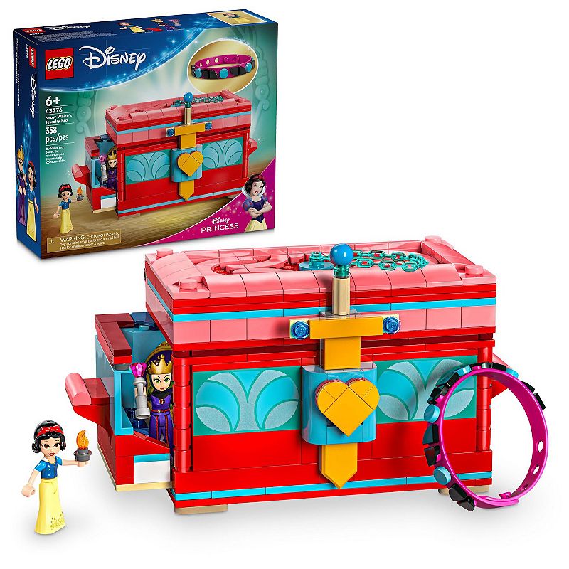 UPC 673419400954 product image for Disney's Snow White's Jewelry Box Building Toy with Disney's Bracelet 43276 Buil | upcitemdb.com