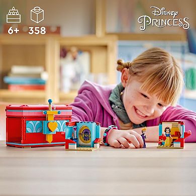 Disney's Snow White's Jewelry Box Building Toy with Disney's Bracelet 43276 Building Kit (358 pieces) by LEGO