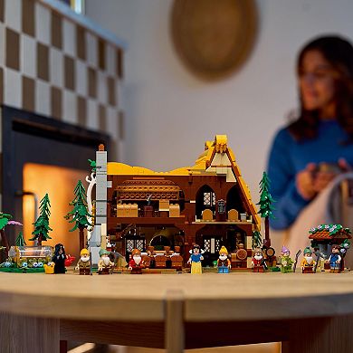 Disney's Snow White and the Seven Dwarfs Cottage Build and Display Set 43242 Building Kit (2228 pieces) by LEGO