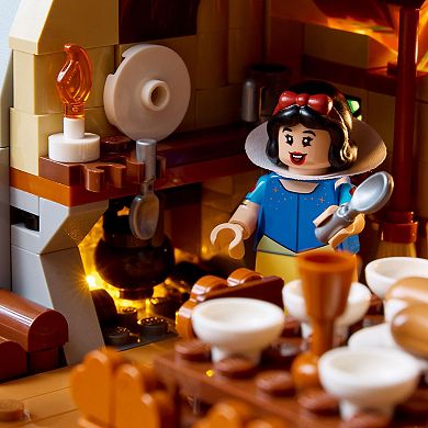 Disney's Snow White and the Seven Dwarfs Cottage Build and Display Set 43242 Building Kit (2228 pieces) by LEGO