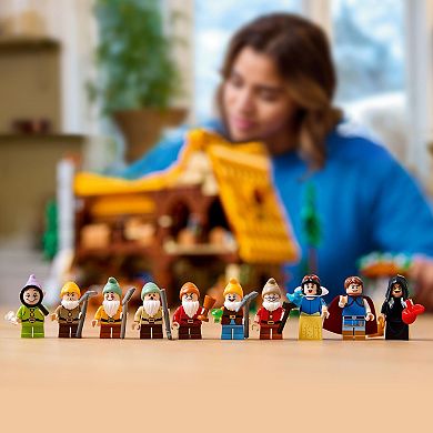 Disney's Snow White and the Seven Dwarfs Cottage Build and Display Set 43242 Building Kit (2228 pieces) by LEGO