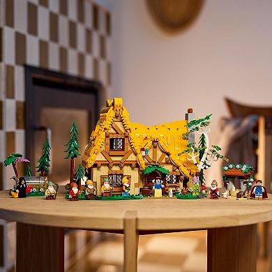 Disney's Snow White and the Seven Dwarfs Cottage Build and Display Set 43242 Building Kit (2228 pieces) by LEGO