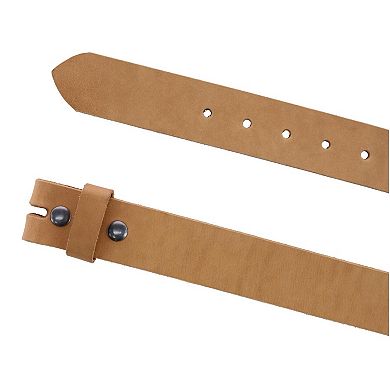 Ctm Men's No Buckle Casual Belt Strap