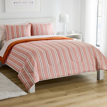 The Big One® Timothy Stripe Plush Reversible Comforter Set with Sheets