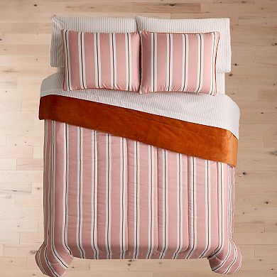 The Big One® Timothy Stripe Plush Reversible Comforter Set with Sheets