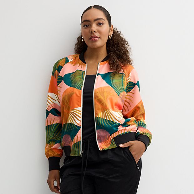 Women's Sonoma Community™ Brooklyn Dolly Printed Bomber Jacket