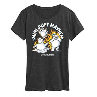 Women's Ghostbusters Mini Pufts Mayhem Graphic Tee
