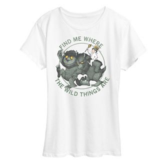 Women's Where The Wild Things Are Find Me Graphic Tee