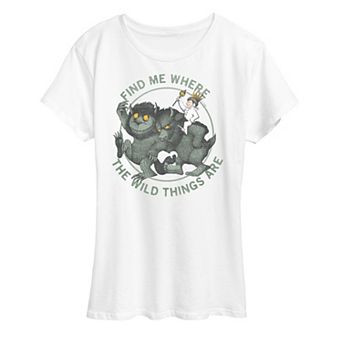 Women's Where The Wild Things Are Find Me Graphic Tee