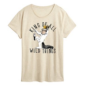 Women's Where The Wild Things Are King Graphic Tee