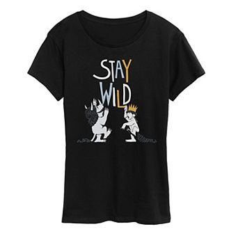 Women's Where The Wild Things Are Stay Wild Graphic Tee