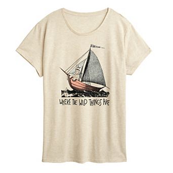 Women's Where The Wild Things Are Boat Graphic Tee