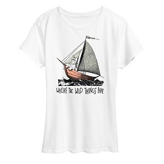 Women's Where The Wild Things Are Boat Graphic Tee