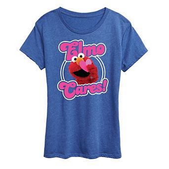 Women's Sesame Street Elmo Cares Graphic Tee