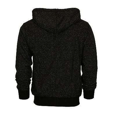 Gioberti Men's Full Zip Up Hoodie With Metal Zipper Pockets