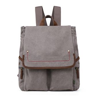 Tsd Brand Antona Flap Canvas Backpack