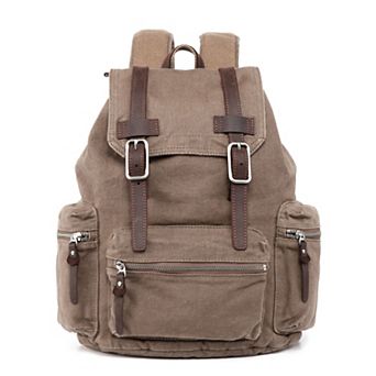 Tsd Brand Silent Trail Canvas Backpack