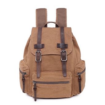 Tsd Brand Silent Trail Canvas Backpack