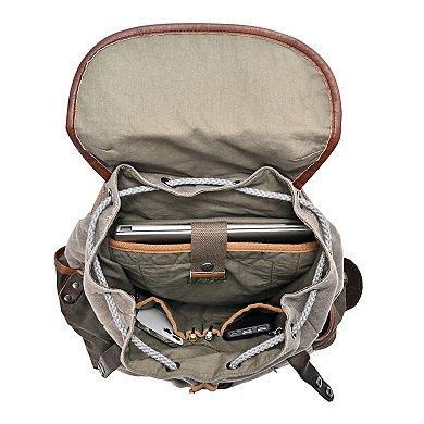 Tsd Brand Tapa Two-tone Leather Backpack