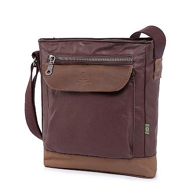 Tsd Brand Urban Light Coated Canvas Crossbody
