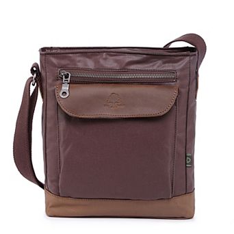 Tsd Brand Urban Light Coated Canvas Crossbody