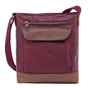 Tsd Brand Urban Light Coated Canvas Crossbody
