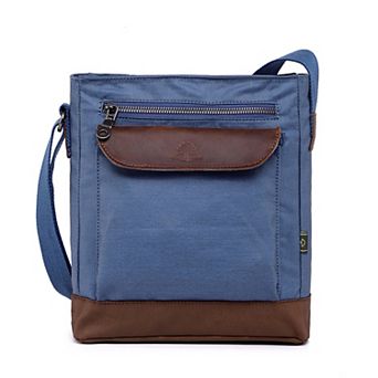 Tsd Brand Urban Light Coated Canvas Crossbody