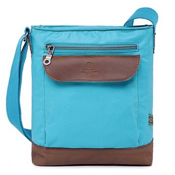 Tsd Brand Urban Light Coated Canvas Crossbody