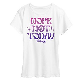 Women's Magic 8 Ball Nope Not Today Graphic Tee
