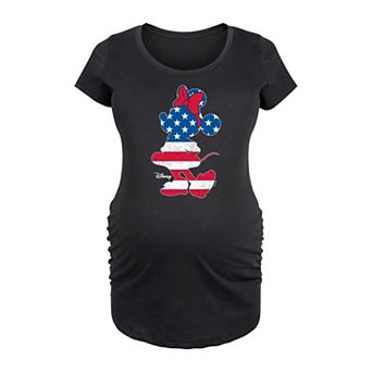 Disney's Minnie Mouse Maternity Americana Graphic Tee