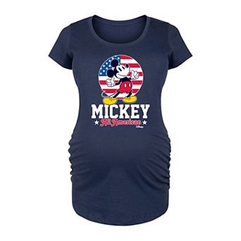 Disney's Mickey Mouse Maternity All American Graphic Tee