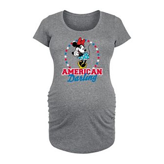Disney's Minnie Mouse Maternity American Darling Graphic Tee
