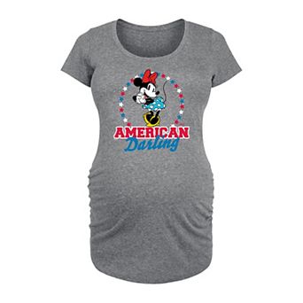 Disney's Minnie Mouse Maternity American Darling Graphic Tee
