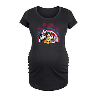 Disney's Mickey Mouse & Friends Maternity Fun And Fireworks Graphic Tee