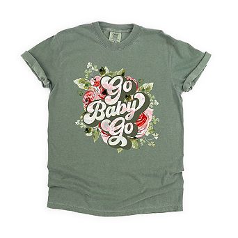 Go Baby Go Derby Garment Dyed Tees