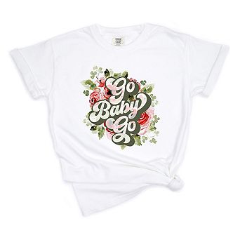 Go Baby Go Derby Garment Dyed Tees
