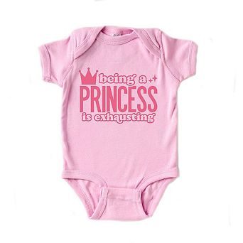 Being A Princess Is Exhausting Baby Bodysuit