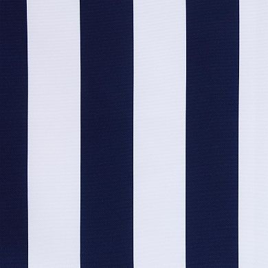 Commonwealth Outdoor Decor Coastal Stripe Grommet Top Curtain Panel - 50x108'' - Navy