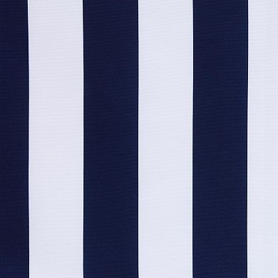 Outdoor Decor Coastal Stripe Grommet Top Curtain Panel